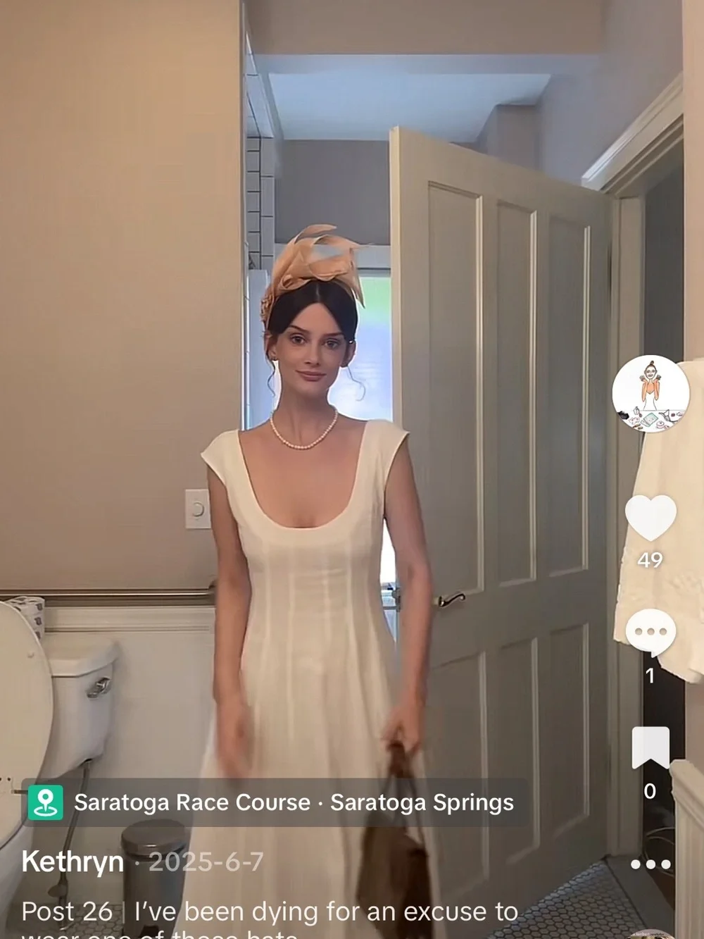 CUSTOM KENTUCKY DERBY FASTENER HAT / HEADPIECE